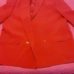 Red ladies blazer